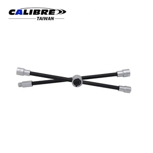 Clé à écrous réglable double puissance 4 voies en acier au chrome-vanadium robuste pour réparation automobile à couple élevé, fabriquée à Taïwan - Product Image 2