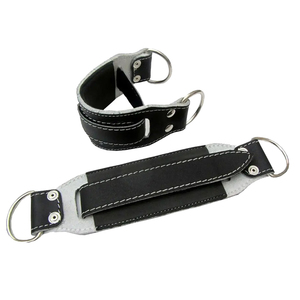 High Quality Waterproof Adjustable Soft Leather <b>Ankle</b> Straps with Custom Color Size for Gym Workout Cable Leather <b>Ankle</b> Strap - Product Image 4