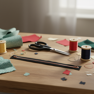 Cerniera multicolore Ilan da 15 cm con denti in rame per cucito e artigianato - Product Image 2