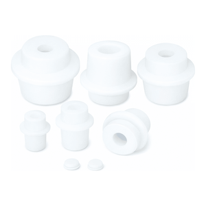 Laboratory Bottles Soft <b>Silicone</b> One-Hole Stopper with Quartz Sand Septa for Flasks and <b>Tubes</b> - Product Image 1