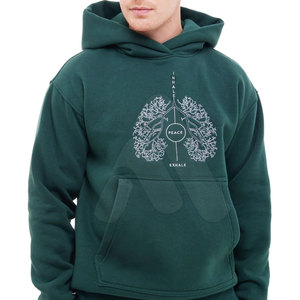Conjunto Deportivo Personalizado con Capucha y Estampado Acid Wash para Hombre, 100% Algodón, Logotipo Bordado, Diseño 2 en 1, Invierno - Product Image 5