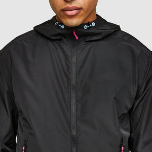 Chaqueta Deportiva Impermeable de Lona con Diseño Personalizado, Estilo Cortavientos, para Correr y Hacer Senderismo al Aire Libre para Hombre, Servicio OEM - Product Image 6