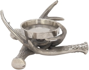 Bougeoir en aluminium pour bois de wapiti Figurine en métal coulé avec des détails complexes - Product Image 2