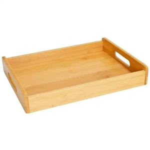 Elegante Bandeja de Madera para Té y Café – Bandeja Multiusos para Servir en la Cocina y Decoración del Hogar - Product Image 2