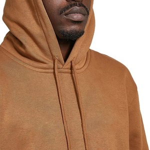 High Quality Cotton Thick Heavy <b>Pullover</b> Hoodie Custom Drop Shoulder <b>Men</b> Oversized Hoodie - Product Image 3