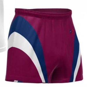 White Maroon Rugby Uniform for Men Jersey and Shorts Athletic Team Kit Lightweight Sportswear Breathable Training Match - Product Image 3