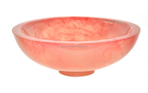 Bols en résine bol de service à salade nouveau Design bol en résine de service fait à la main maison et jardin cuisine et table forme de personnalisation - Product Image 5