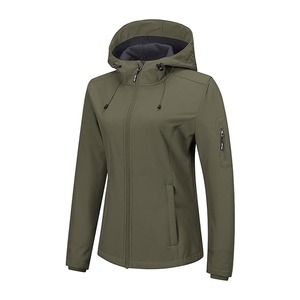 Chaqueta Ligera Impermeable y Cortavientos para Mujer, con Capucha, Forro Polar y Relleno de Algodón - Product Image 3