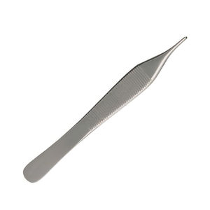 Pinces Adson Premium 1x2 à dents fines pour pansements chirurgicaux et précision tissulaire, en acier inoxydable de haute qualité - Product Image 2