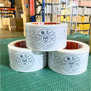 Custom <b>Packaging</b> <b>Labels</b> Durable Enhance Brand Customizable Printed Packing Tape ROHS/ISO/MSDS/ASTM Certified OEM Acceptable - Product Image 1