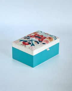 Fabric Modern Luxury Jewelry Storage Box Handmade Decorative Gift <b>Case</b> with Customizable Size & Logo by Whimsy Art Craft - Product Image 3