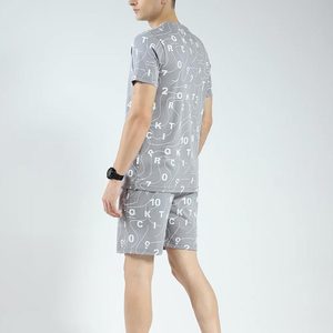 Men's T Shirts & Shorts <b>Twin</b> <b>Set</b> Hot Sale Customized 2 Pieces Short Sleeve T-Shirt & Shorts <b>Twin</b> <b>Set</b> - Product Image 2