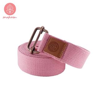 Sangle de Yoga et d'Étirement 240CM Qualité Supérieure 100% Coton Longueur Personnalisée Logo Marque Mukasa Accessoire Pilates OEM/ODM Disponible Pour la Maison - Product Image 2