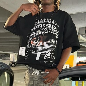 Proveedor de Camisetas Personalizadas de 2 Paneles, Camiseta de Algodón con Diseño de Panel de Dos Tonos para Marcas de Ropa y Pedidos Grandes - Product Image 2