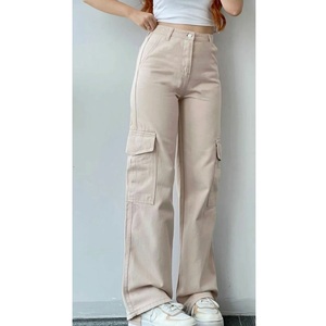 Pantalones Cargo de Secado Rápido Ecológicos Personalizados para Mujer, Estilo Overol, Tejido de Punto, Poliéster/Algodón, Estilo Urbano, Gran Venta - Product Image 5