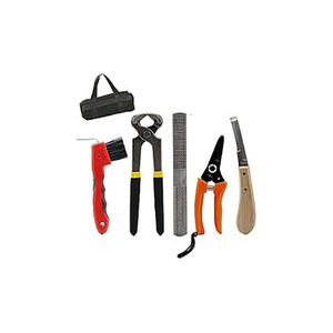 Heavy Duty Farrier Hoof <b>Tool</b> <b>Kit</b> With <b>Bag</b> Stainless Steel Hoof Care Equipment Set - Product Image 2