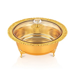 Premium Metal Dates Bowl Durable Decorative Dish for Hospitality Setup Anniversary Function - Product Image 4