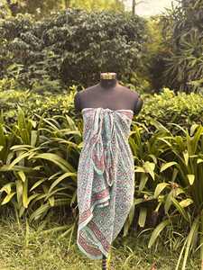 Pareos de Tela Voile 100% Algodón, Hechos a Mano en India, con Estampado de Bloques, Suaves y Ligeros, para Playa, Precio al por Mayor - Product Image 6