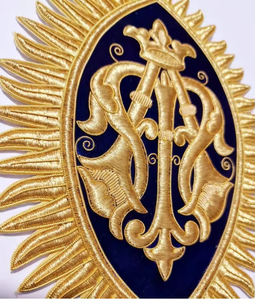 Badges brodés sur mesure de luxe, de haute qualité, faits à la main, entièrement brodés au fil de bouillon, résistants à l'eau, en relief 3D, vente en gros - Product Image 5