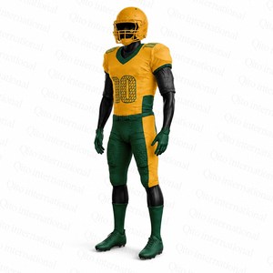 Ensembles d'uniformes de football américain personnalisés avec votre propre logo, design OEM, pour jeunes et adultes, maillots d'entraînement sublimés professionnels. - Product Image 3