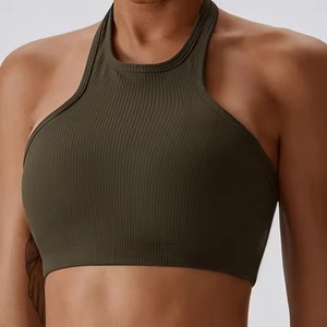 เสื้อชั้นในกีฬาสำหรับผู้หญิง น้ำหนักเบา ระบายอากาศดี ดีไซน์เรียบง่าย รองรับทรงได้ดี แห้งเร็ว สายไขว้หลัง เหมาะสำหรับออกกำลังกาย ฟิตเนส และโยคะ - Product Image 2