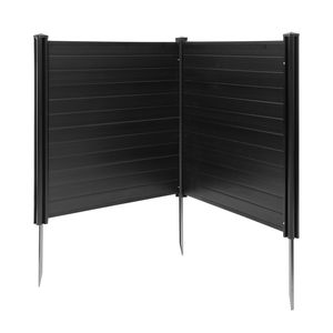 Paravent d'extérieur 48 x 48 avec piquets de sol 27,6, clôture anti-rongeurs pour climatiseur et enclos d'équipement de piscine pour Horizons - Product Image 1