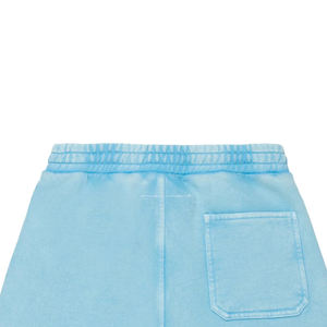 Shorts pour garçons en coton extensible pour un ajustement confortable et décontracté, service OEM, conception avec logo personnalisé et couleur unie - Product Image 5