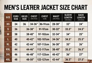 Men's Genuine Leather Bomber <b>Jacket</b> Stand Collar Waterproof Windproof Winter Moto Style Zipper Closure Regular Fit Front Logo - Product Image 6