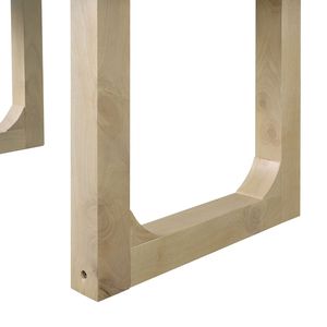 Tavolo da pranzo allungabile in 7 pezzi 18 \ "Move Leaf 78 \" tavolo da cucina in legno rustico 6 sedie imbottite Set sala da pranzo - Product Image 4