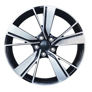 Jihoo - Juego de 4 Ruedas de Aleación de Aluminio de Alta Calidad de 18 Pulgadas 5x112 con Acabado Negro Brillante CB57.1 para VW Golf GTI - Product Image 1