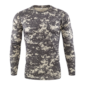 Chemises de chasse écologiques pour hommes en polyester/coton, col rond, imprimé par sublimation perlée, à prix raisonnable - Product Image 5