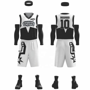 Meilleur prix Shorts de basket-ball d'été réversibles BSCI pour hommes Vêtements de sport imprimés avec logo personnalisé avec numéro d'équipe Laker Uniform - Product Image 3