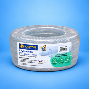Tuyau d'aspiration en PVC renforcé transparent, flexible, résistant à l'abrasion, diamètre 25 mm-100 mm, pour pompe à eau, construction, agriculture - Product Image 1