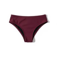 Traje de Baño para Mujer de Alta Calidad Hecho a Mano, a Prueba de Fugas, Absorbente, con Lentejuelas y Estampado Frontal, Conjunto de Bikini Reutilizable de Secado Rápido para la Playa