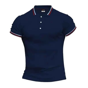 Camisas de Golf de Punto para Hombre, al por Mayor, de Alta Calidad, Transpirables, de Secado Rápido, Casuales, Tallas Grandes, Bordadas - Product Image 5