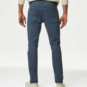 Jeans de Moda Urbana para Hombre, Color Azul, Jeans Pintados, Pantalones de Diseñador para Hombre, Corte Ajustado, Estilo Punk, Jeans de Diseñador - Product Image 3