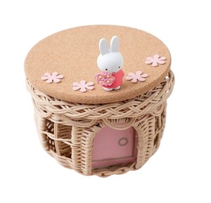 Cute Rattan Fairy House Storage <b>Basket</b> Handwoven Wicker Miniature Toy Home Nursery Kids Room Desktop Decor <b>Gift</b> Bin - Product Image 3
