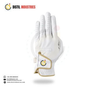 Lightweight Genuine Leather Golf Gloves with Adjustable Wrist Strap for Professional Use and Daily Outdoor Practice - Product Image 3