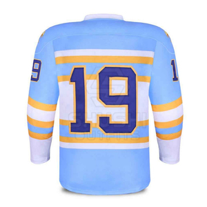 Maillot de hockey sur glace personnalisé avec logo par sublimation, tendance mode, nom de l'équipe, vente en gros - Product Image 3