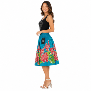 Robe longue florale personnalisée pour femme, style hawaïen, automne, plage tropicale, vacances, décontractée, légère, 100% coton, prix abordable - Product Image 2