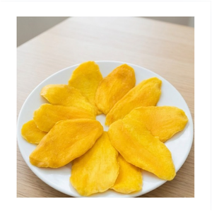 Rodajas de Mango Deshidratado Amarillo Dorado, Snack de Fruta Seca, Mitades de Mango en Rodajas - Product Image 1
