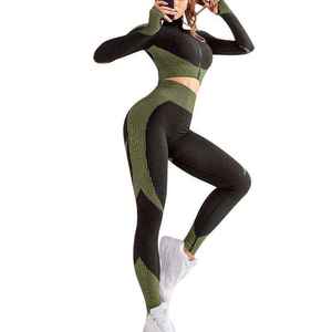 Collants opaques longs, tissu de qualité supérieure, leggings grande taille, vêtements de sport non transparents pour l'entraînement - Product Image 2