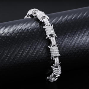 Clover Star Moissanite Bracelet 925 <b>Silver</b> Iced Out Designer Bracelet <b>for</b> <b>Men</b> and Woman - Product Image 5