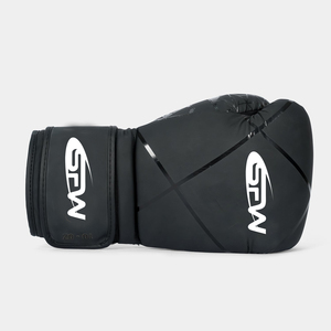 Gants de boxe professionnels 10 oz pour entraînement, MMA, Kickboxing, avec fermeture auto-agrippante, respirants, légers, personnalisables en PU - Product Image 6