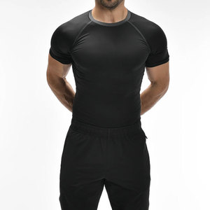 T-shirt de sport pour homme, manches courtes, coupe classique, couleur personnalisée, 100% coton, écologique, respirant, vêtements de sport athlétiques - Product Image 2