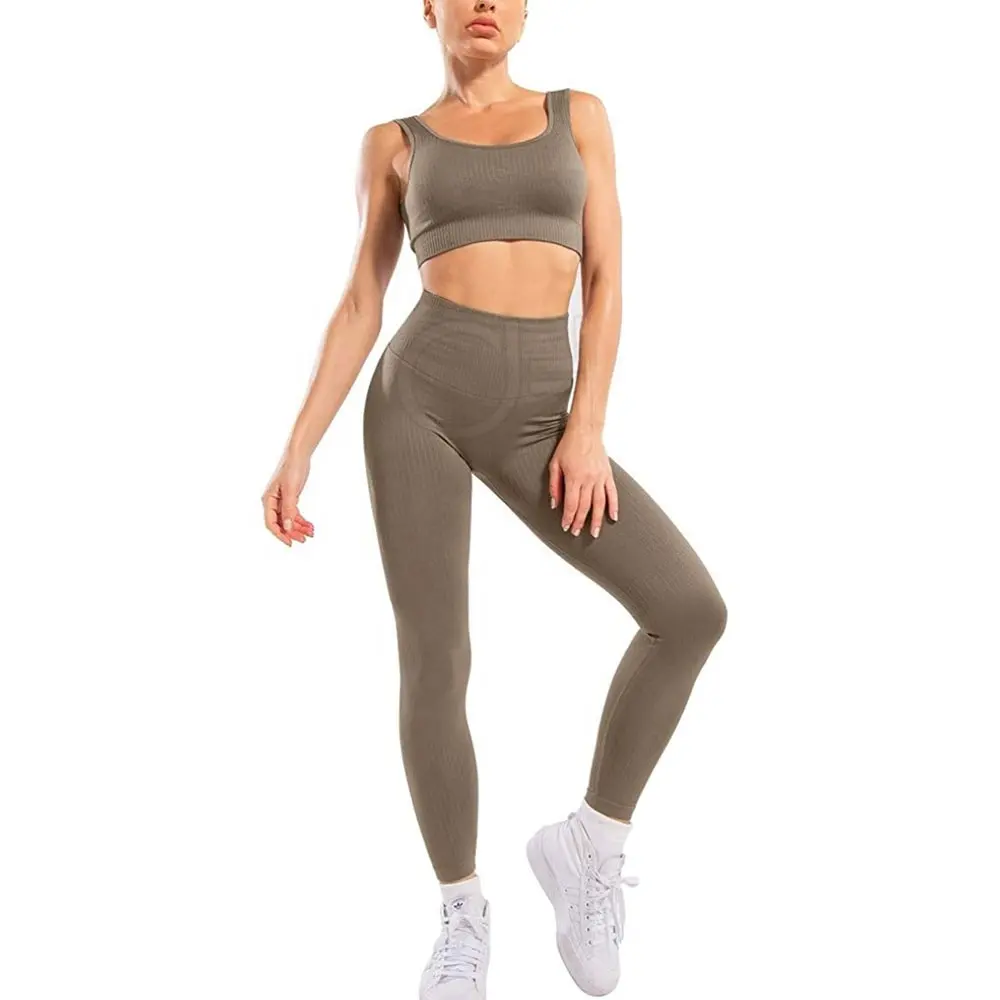 Shanzai Nylon Workout Women Sport Plus Size Activewear Summer Yoga Legging Bra Gym Fitness Sets Pakistan Supplier