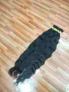 Extensions de cheveux humains vierges indiens de qualité supérieure pour des coiffures durables, disponibles à un prix compétitif - Product Image 5