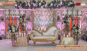Decoración de Ensueño Musulmana para Escenario de Walima, Tema Árabe, Recepción de Boda, Escenario de Boda India, Recepción Abierta de Bollywood, Reino Unido - Product Image 4