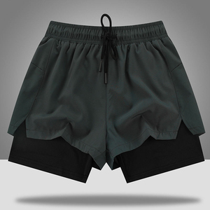 Nouveaux shorts de sport pour hommes de haute qualité, vente en gros, entraînement en salle de sport, haute élasticité, coupe ample, respirants, séchage rapide - Product Image 4