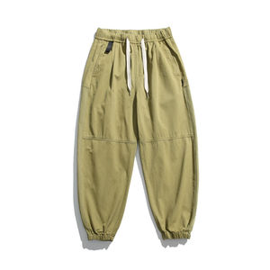 Custom Men's Casual Printed Lightweight Loose Fit Corduroy Jogger Sweatpants with <b>Elastic</b> <b>Waist</b> and Logo - Product Image 4